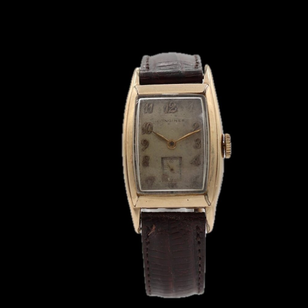 Vintage Longines Men's Mechanical Wristwatch 10 L Swiss 10k Gold Filled